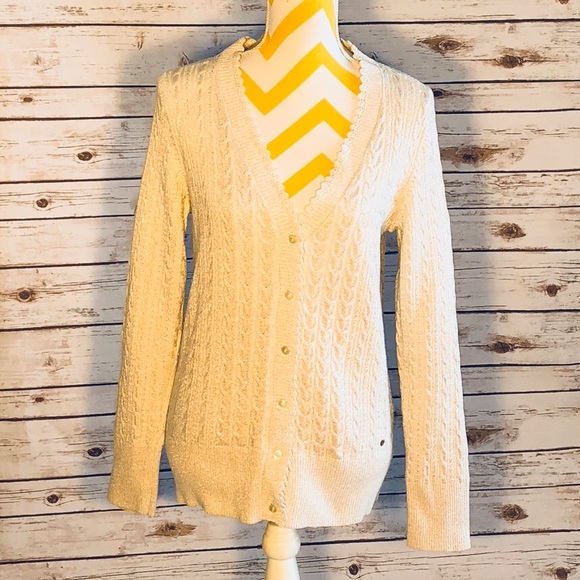 Eddie Bauer Sweaters - NWT Eddie Bauer sparkly gold cardigan